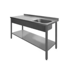 100% Rustfri Stålbord - Produceres Efter Mål - Forspørgsler Modtages På Kontakt@knivblokken.dk