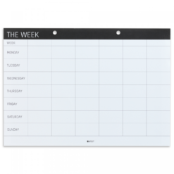 Naga A4 Planlægnings Blok, Ugeplan, Engelsk