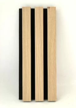 Acupanels Akustikpanel Hvidolieret Eg 3000x600