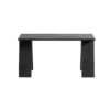 Angle Bænk - Eg Sort Bejdset/olie