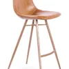Barstol - Charles - Cognacfarvet