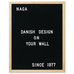 Naga Bogstavtavle 50 X 70 Cm.