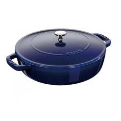 Braisergryde, Dark Blue, Chistera Låg Fra Staub, Flere Størrelser (Størrelse: 28 Cm.)