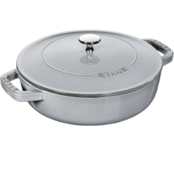 Braisergryde, Grafitgrå, Chistera Låg Fra Staub, Flere Størrelser (Størrelse: 28 Cm.)