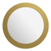Naga CIRKEL 50 CM. MAGNETISK SPEJL MED GULD KANT