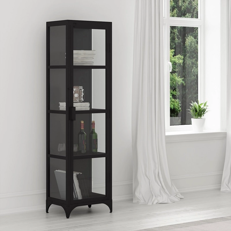 Factoria Vitrineskab I Metal Og Glas / Single - Billede 2