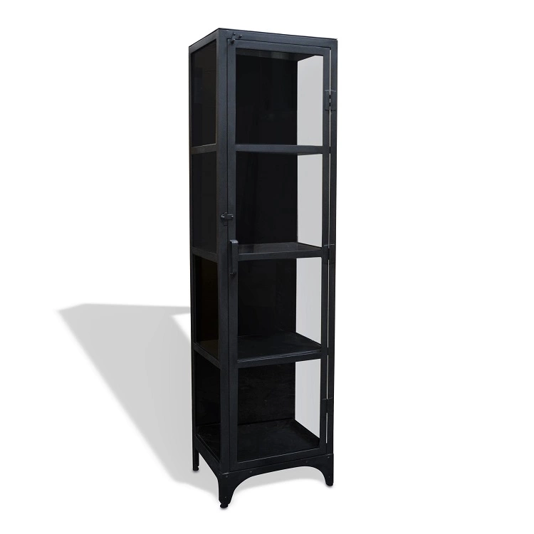 Factoria Vitrineskab I Metal Og Glas / Single