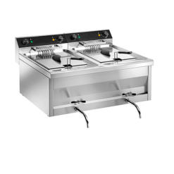 Friture 2x 12 L, Amitek FC120, Kraftig 9+9 KW Model