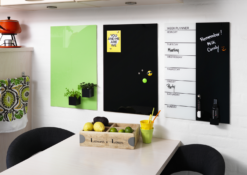 Glastavle 40 X 60 Cm.- Flere Farver (Mærke: NAGA, Variant: Beige Glastavle)