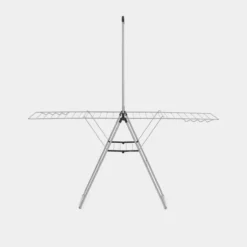 Hang-on Tørrestativ 25 Meter + Bøjlestang Metallic Grey