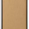 Naga Hessian Opslagstavle Med Sort Ramme. 60 X 100 Cm