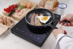 Induktionsblus 2000W, Sort, Hendi