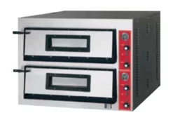Italiensk Pizzaovn I 2 Etager (Størrelse: Profi 66 - 2 X 6 Pizzaer)