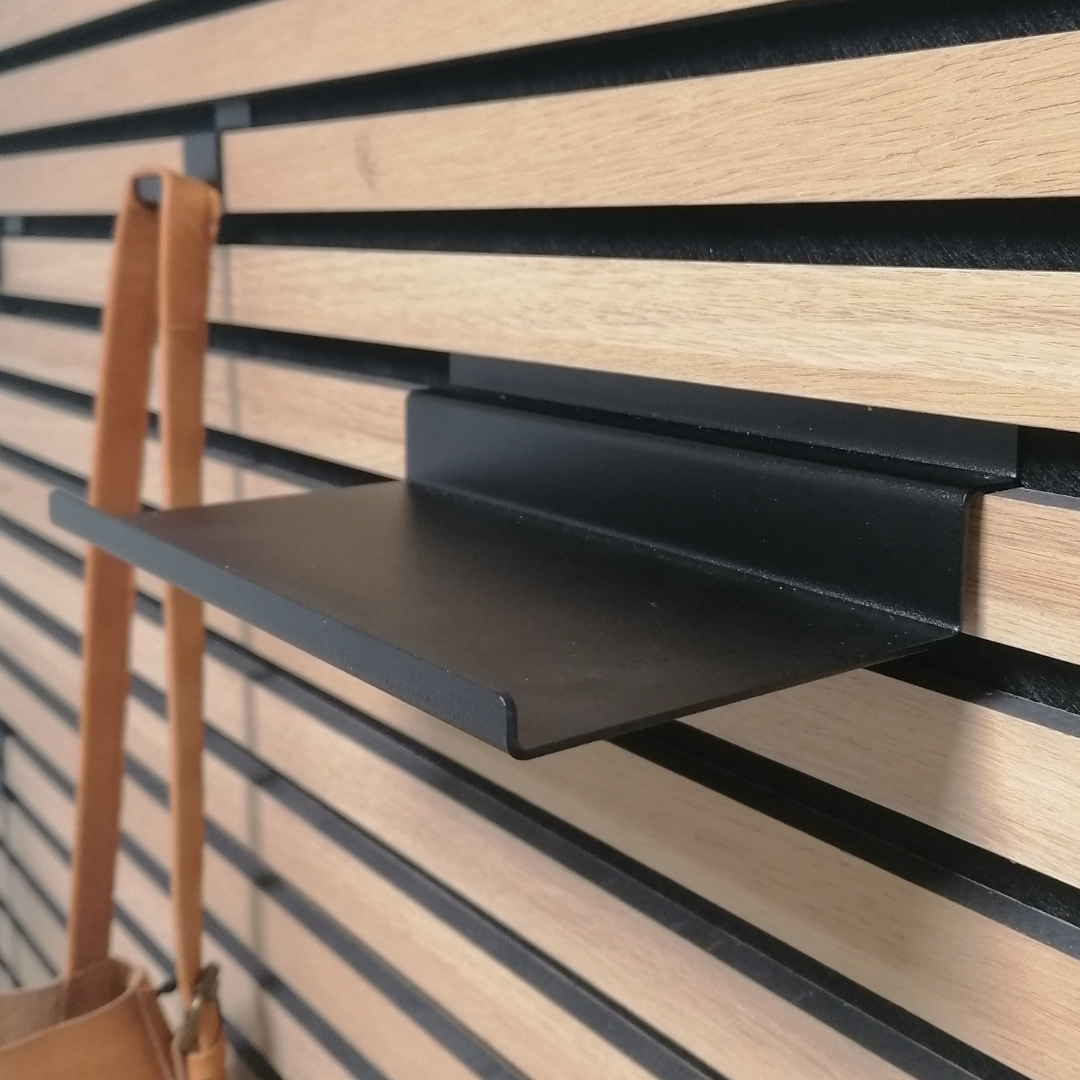 Knagerække I Aukstikpanel Til Entreen 80 Cm Med Knage (Variant: Valnød Naturolie) - Billede 6