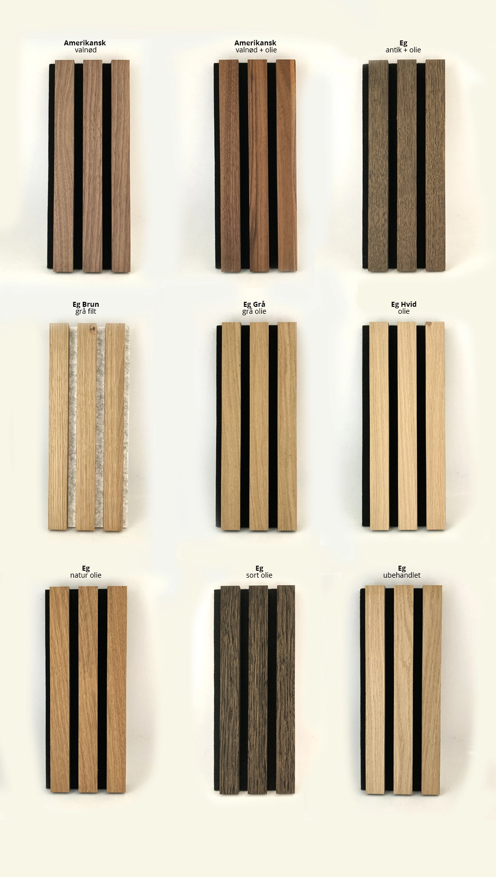 Knagerække I Aukstikpanel Til Entreen 80 Cm Med Knage (Variant: Valnød Naturolie) - Billede 2