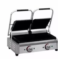 Kontaktgrill / Klemgrill, Dobbelt KG 7.2, Rillet