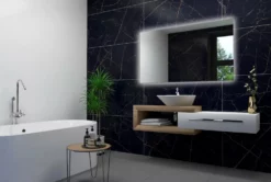 LED Badeværelsesbelyst Spejl 60x80 Poleret Kant