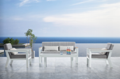 Lounge Sæt Fra Higold - Champion - 4 Personer - Hvid/grå