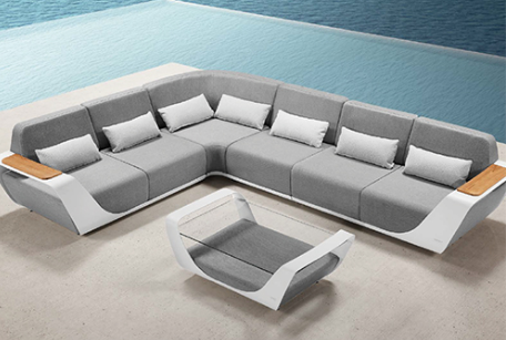 Loungesæt Fra Higold - Onda Corner Lounge - Grå/hvid