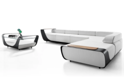 Loungesæt Fra Higold - Onda Corner Lounge - Sort/hvid