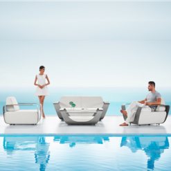 Loungesæt Fra Higold - Onda Lounge - 4 Personer - Hvid/grå