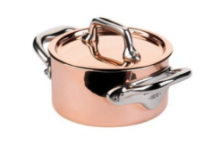 Mauviel M'150s Gryde Med Låg Mini Kobber/stål - 30 Cl