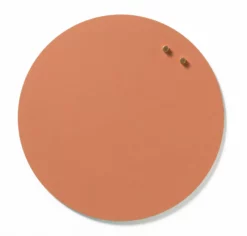 Naga Magnetisk Cirkeltavle 35 Cm - Terracotta Farvet Fibercement