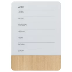 Naga Magnetisk Glas/egefiner Ugetavle 50 X 70 Cm. Engelsk