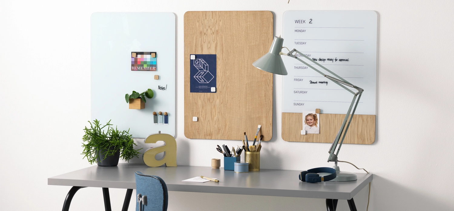 Naga Magnetisk Glas/egefiner Ugetavle 50 X 70 Cm. Engelsk - Billede 2