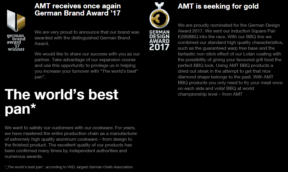 Pande Til Induktion 28 Cm - AMT GASTROGUS - WORLDS BEST PAN - Billede 2