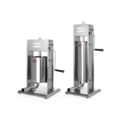 Pølsestopper 7 Liter - Hendi Kvalitetsprodukt I Rustfrit Stål Med 3 Tragte I Forskellige Størrelser