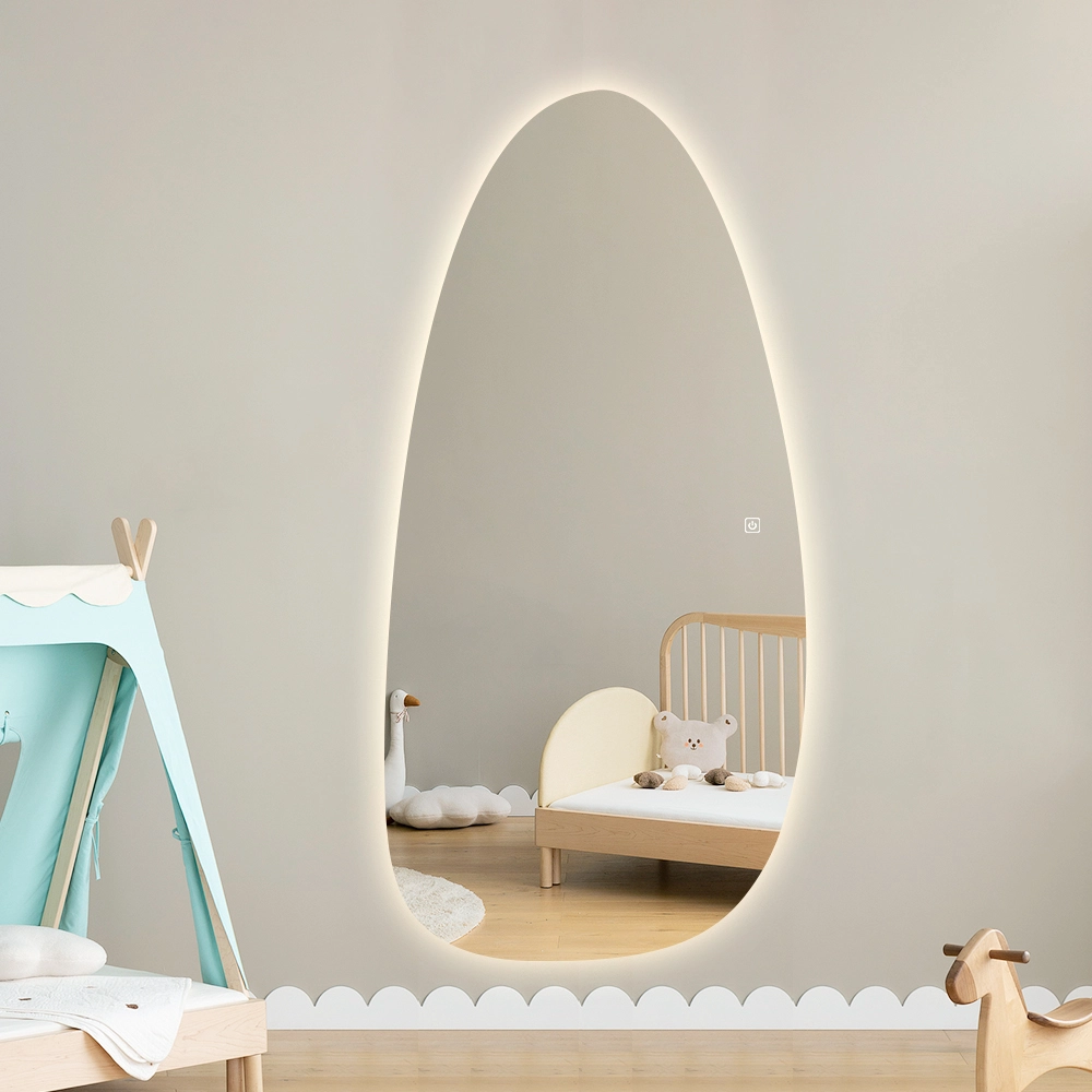 Premium Asymtrisk Spejl - Clara - Med LED Lys Og Sensor - Billede 2