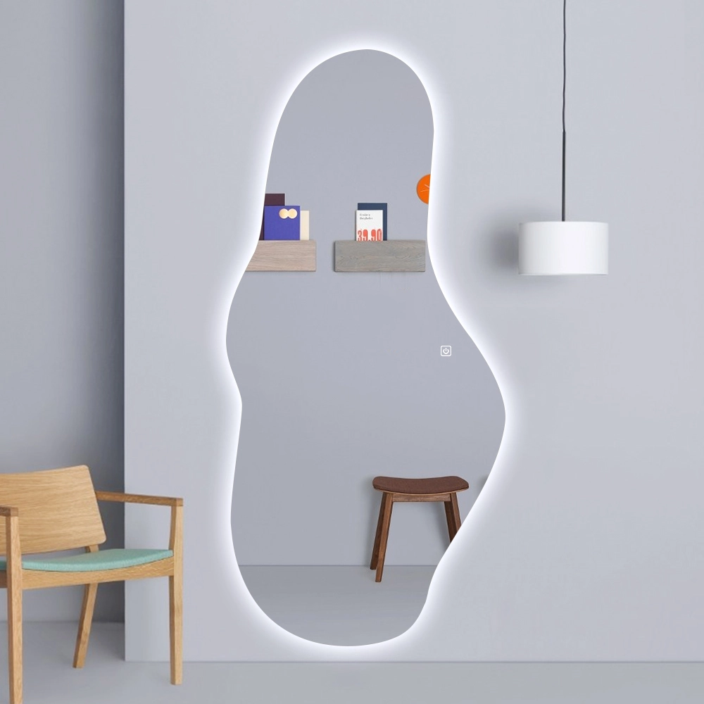 Premium Asymtrisk Spejl - Marry - Med LED Lys Og Sensor - Billede 2