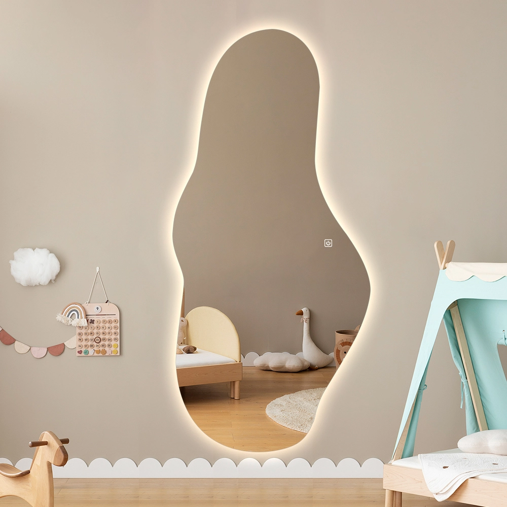 Premium Asymtrisk Spejl - Marry - Med LED Lys Og Sensor - Billede 3