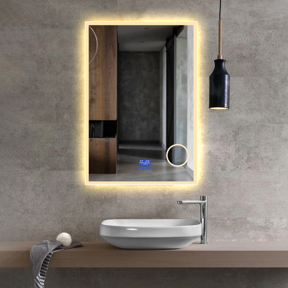 Premium Badeværelses Spejl Med LED, Antidug, Touchsensor, Bluetooth Højtaler Og Makeupp Spejl (Variant: Størrelse: Højde 75 Cm Brede 180 Cm) - Billede 2