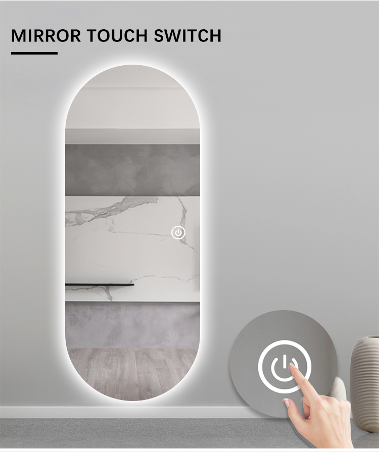 Premium Spejl Ida Med LED Lys Backlight - Billede 7