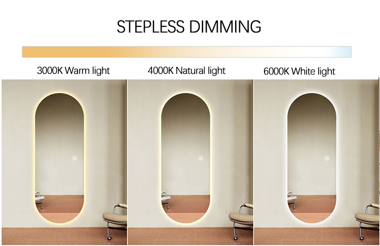 Premium Spejl Ida Med LED Lys Backlight - Billede 3