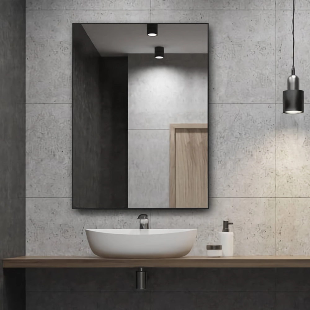 Premium Spejl Med 14 Mm Sort Aluminimums Ramme (Variant: W75*H150CM) - Billede 4