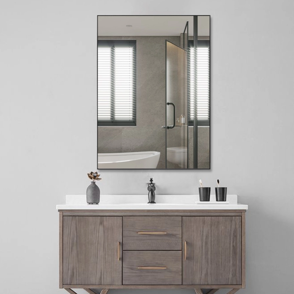 Premium Spejl Med 14 Mm Sort Aluminimums Ramme (Variant: W75*H150CM) - Billede 5