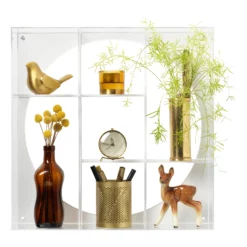 Naga Sættekasse, Klar Acryl 45 X 45 Cm.