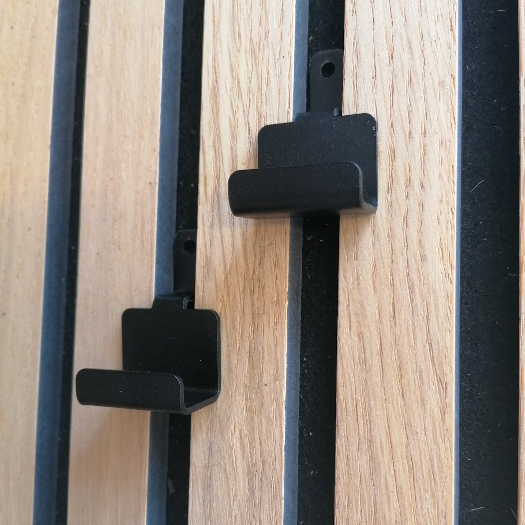 Sengegavl I Akustikpaneler 180 Cm Brede (Variant: Valnød Naturolie) - Billede 4