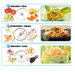 Skæreskiver / Knive Til Robot Coupe (Variant: Parmasanrivejern (Parmasan Grater))