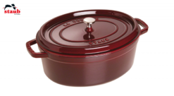 Staub Cocotte Støbejern Grenadine 31 Cm Oval.