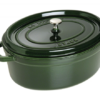 Staub Cocotte Støbejern Grøn 31 Cm Oval.