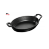 Staub Ildfast Fad - 21 Eller 24 Cm - SORT (Mærke: Staub, Størrelse: 21 Cm.)