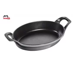 Staub Ildfast Fad 24 Cm - Graphite Grå (Mærke: Staub, Størrelse: 21 Cm.)
