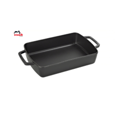 Staub Ildfast Fad - Til Stege, Varme Og Serving - 30x20 Cm