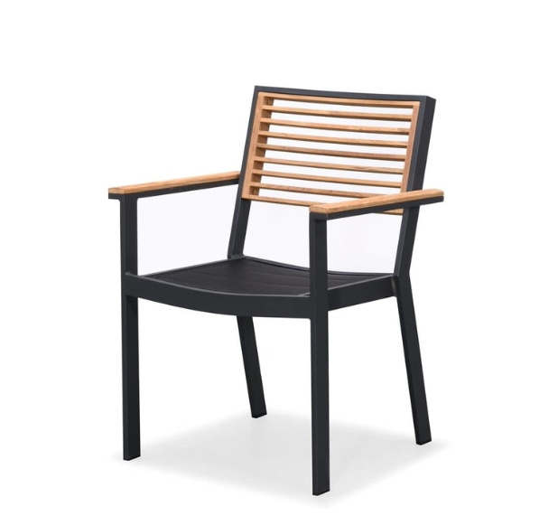 Stol Med Armlæn Fra Higold - York - Sort