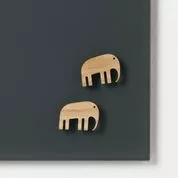 Naga Super Stærk Træ Elefant Magnet (2 Stk)