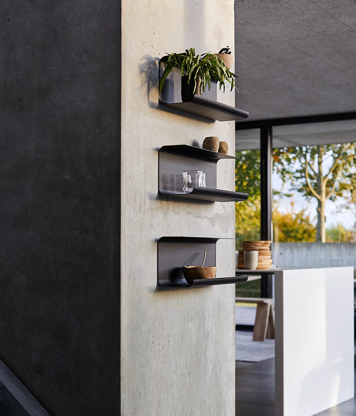 Væghylde Dublin Sort - 50 Cm - Billede 4